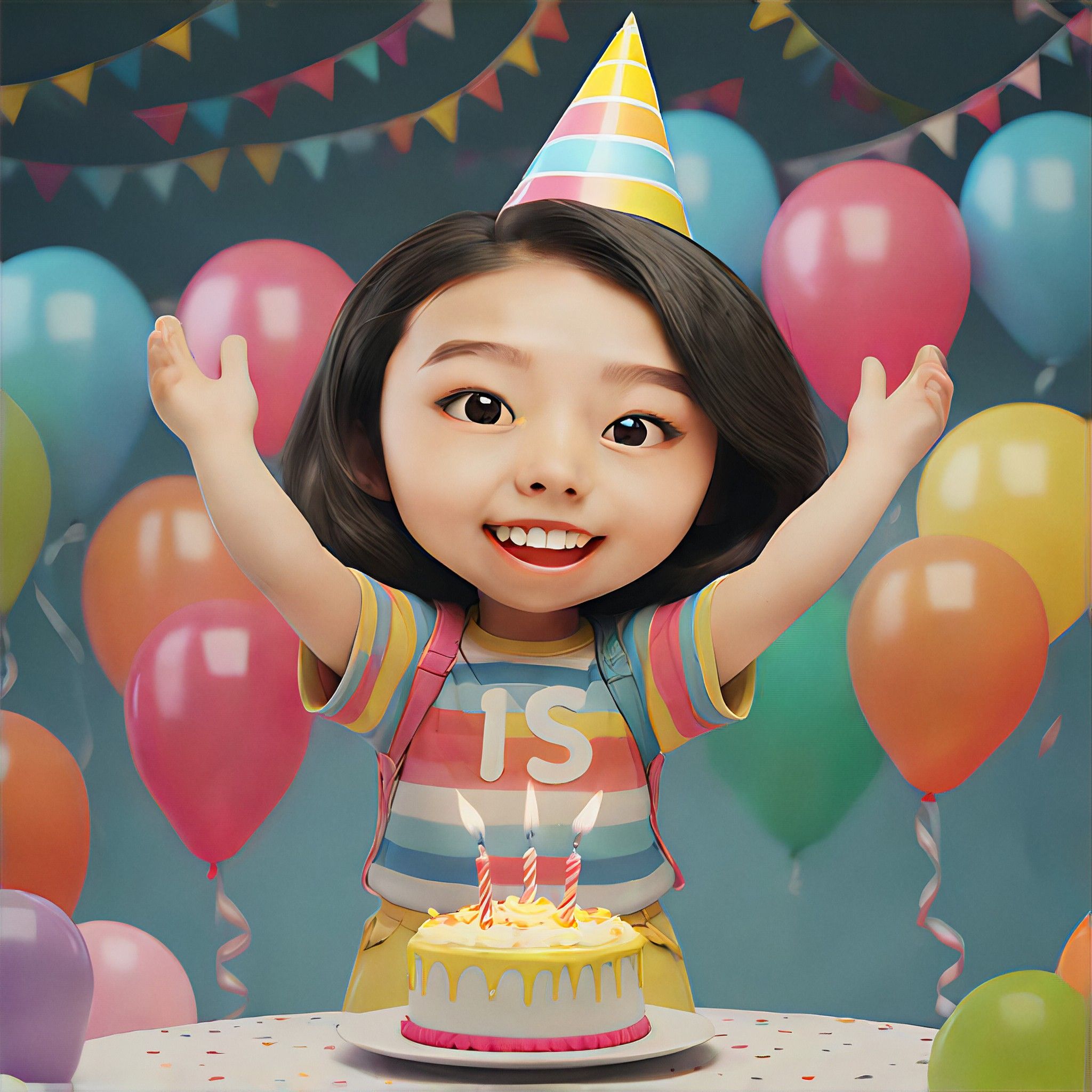 3D Exaggerated Expressions, 3D expression management, Cute Universal Model