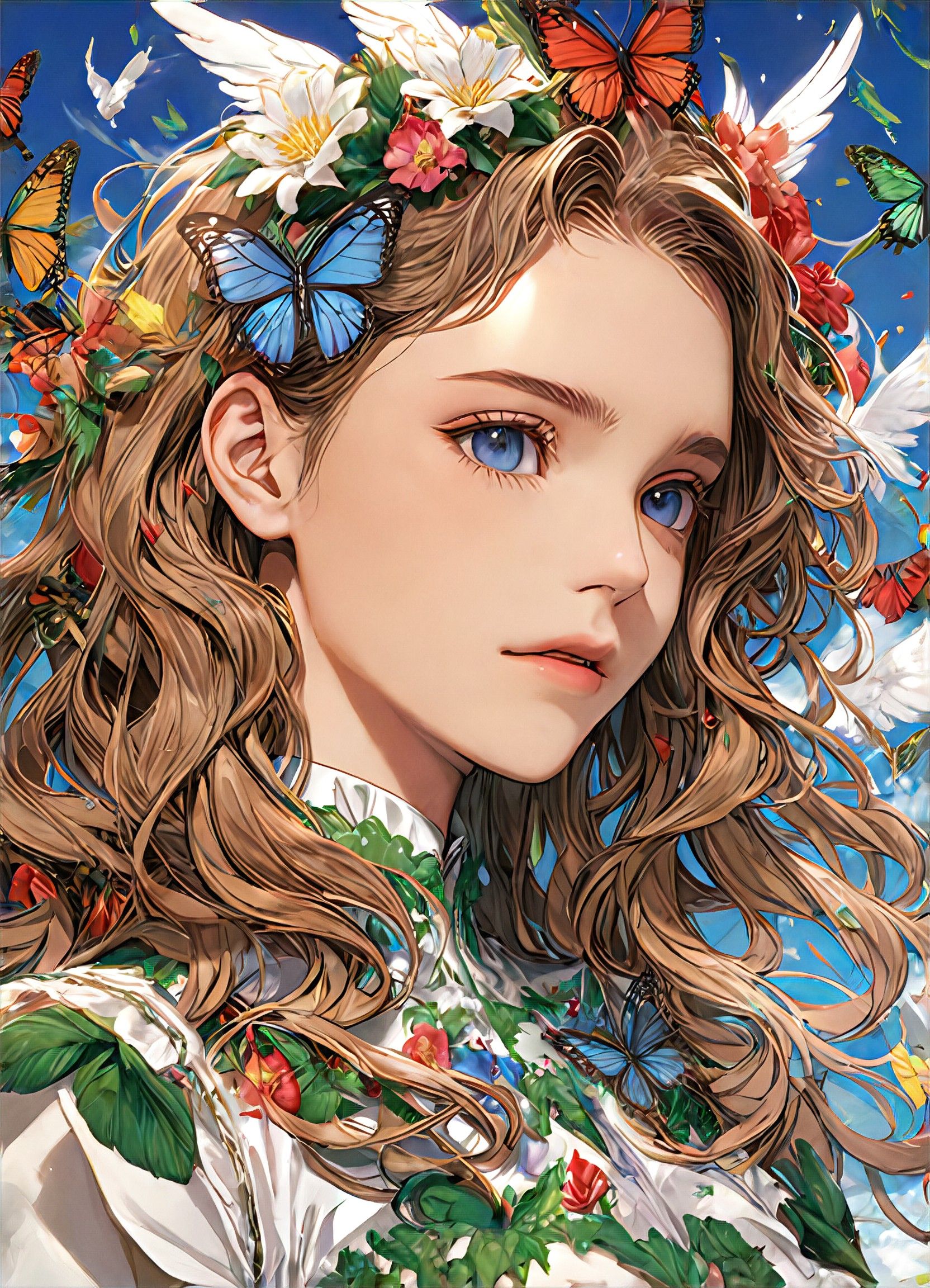 Inkpunk, Cute Stickers, Pixel Art, 90's Retro Comics, High Quality Anime, Oil Painting, Harry Potter (anime), Artium, sapphire, Cute Universal Model