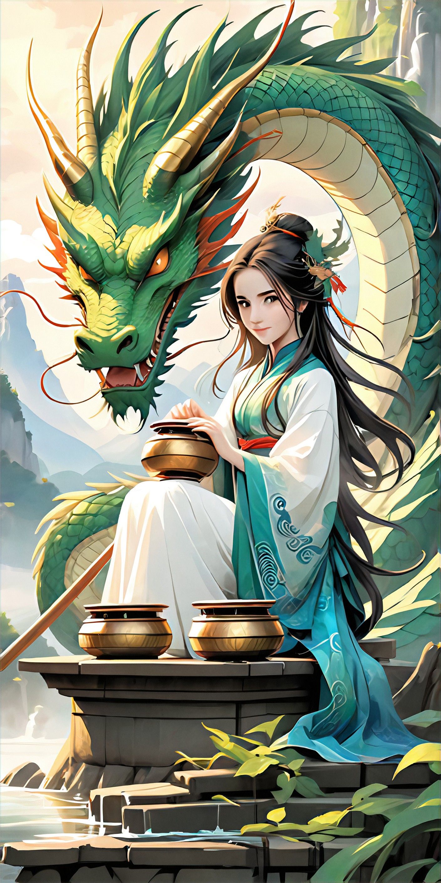 Guo Feng, Elegant Chinese Style, Peyote (Lepidolite), Color Glaze Style, Gorgeous CG, 3D icon, Fire effects