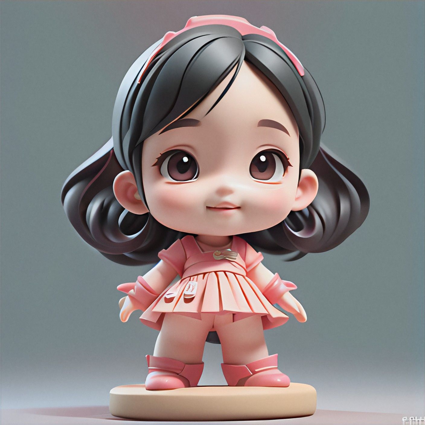 3D Character Expression, Cute figures