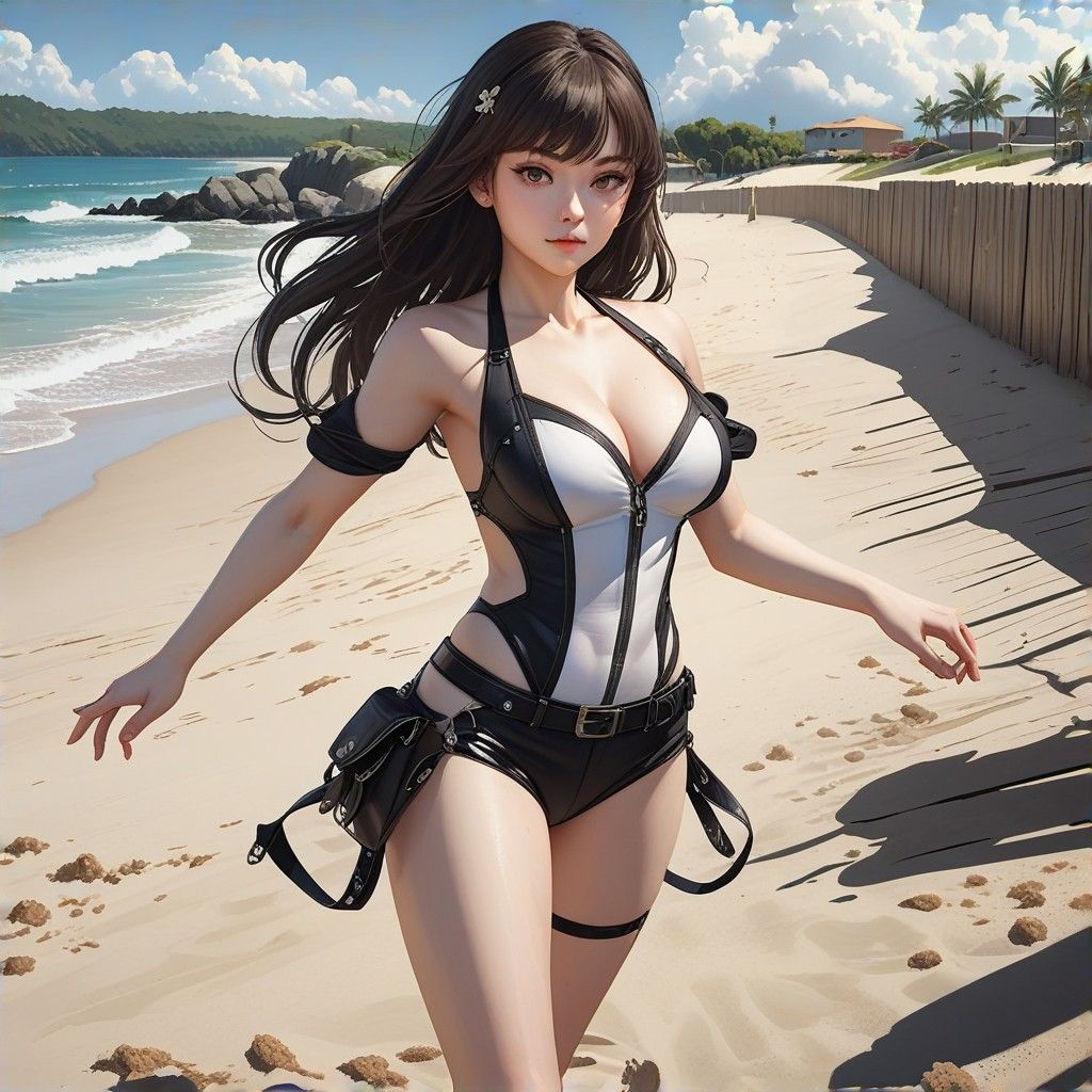 Realistic Painting, Dragon Ball, High Quality Anime, Retro Comics (details upgraded), Realistic CG, Amazing Anime, Copax REAL RPO, Black Swan / 黑天鹅, Yae Miko / 八重神子, dunkler Gothic-Stil, Selfie