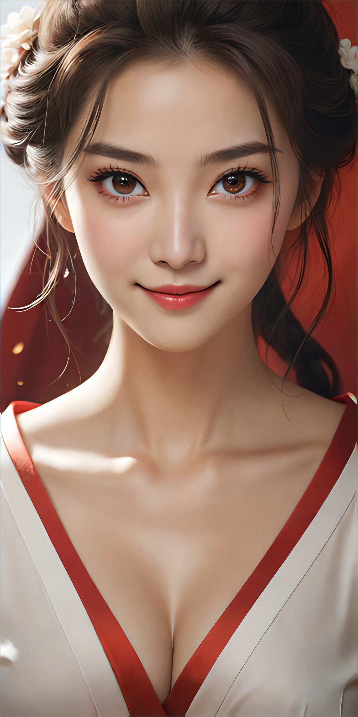 Realistic Painting, Dragon Ball, High Quality Anime, Retro Comics (details upgraded), Realistic CG, Amazing Anime, Copax REAL RPO, Black Swan / 黑天鹅, Yae Miko / 八重神子, dunkler Gothic-Stil, Selfie