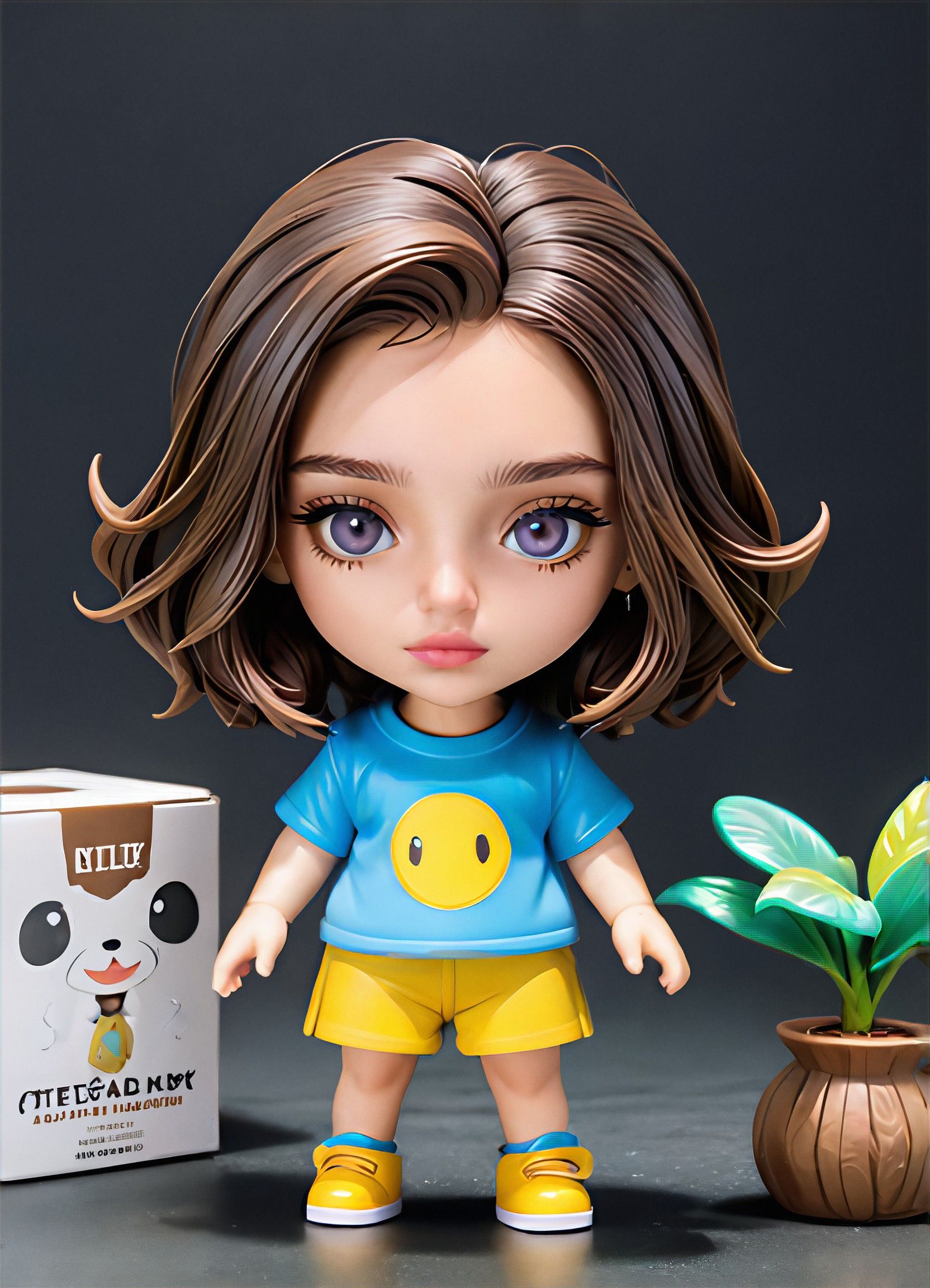 3D texture, Cute Universal Model