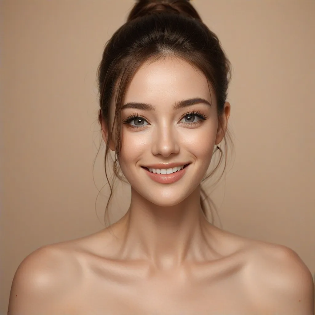 group of diverse customers using Skinluxy products, smiling and enjoying the skincare routine, natural light, clean background, professional setting, highlighting product popularity and customer satisfaction