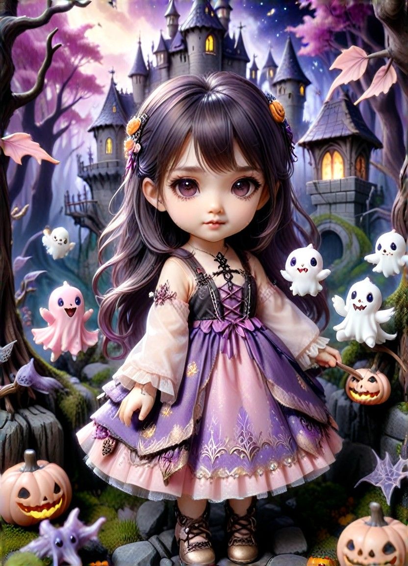 Chibi Avatar 2.0, 3D Creations, Chibi Halloween