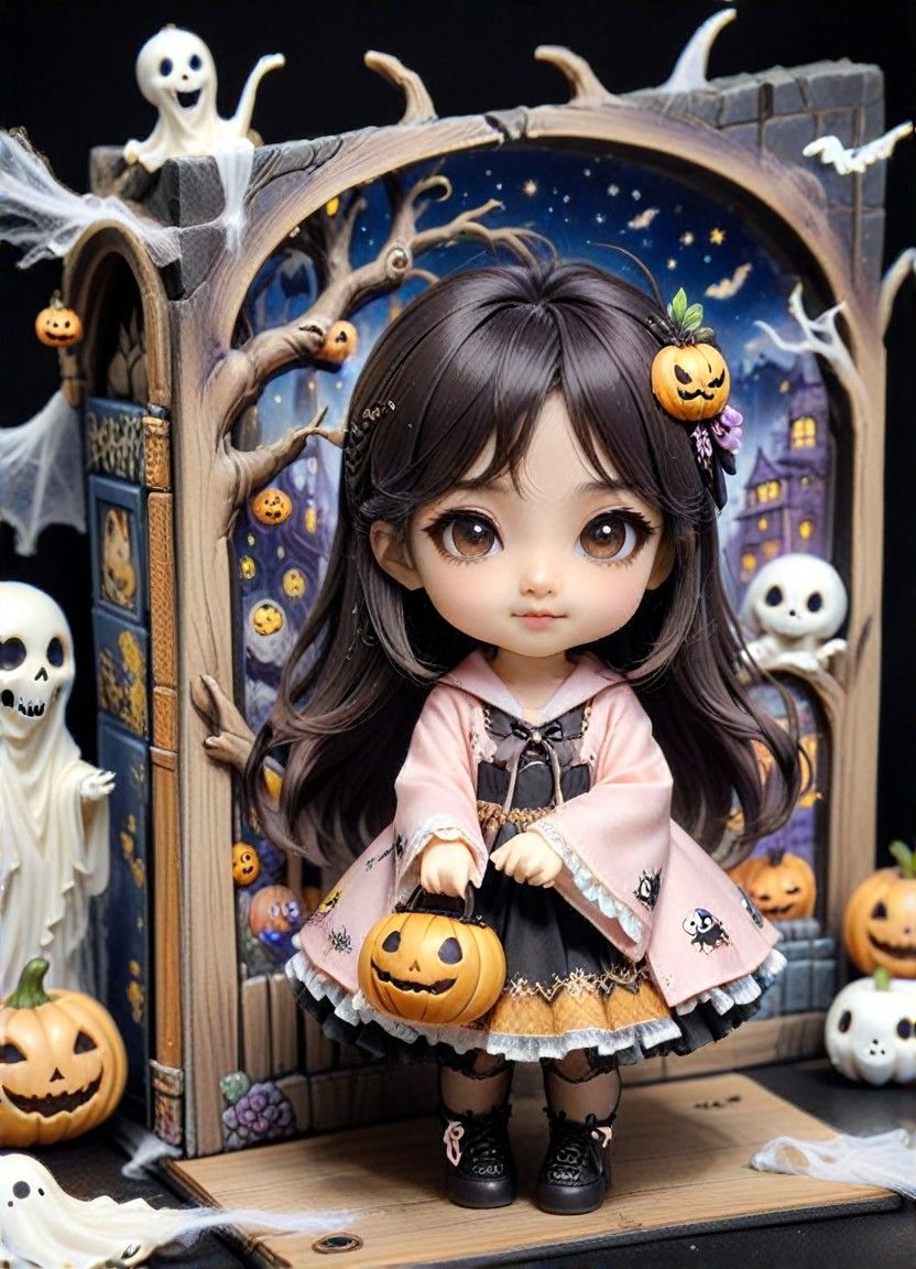 Chibi Avatar 2.0, 3D Creations, Chibi Halloween