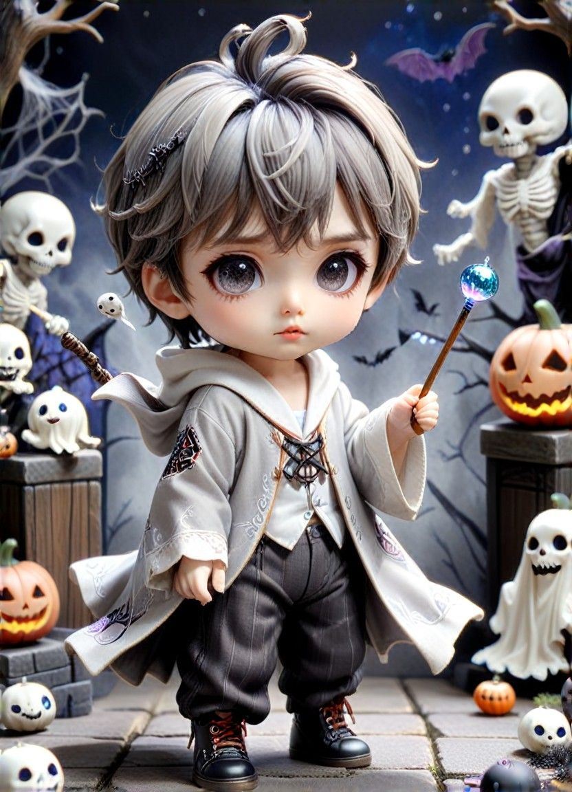 Chibi Avatar 2.0, 3D Creations, Chibi Halloween