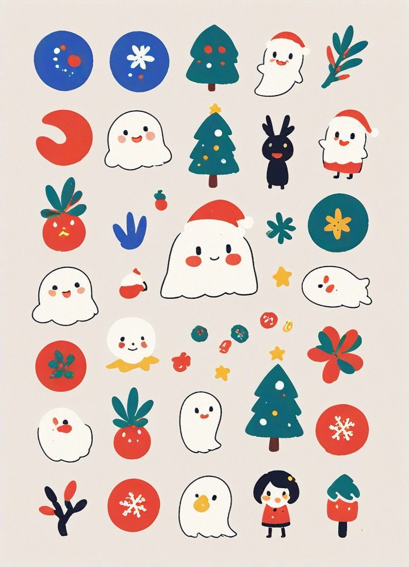 Christmas Stickers Style Converter | a1.art