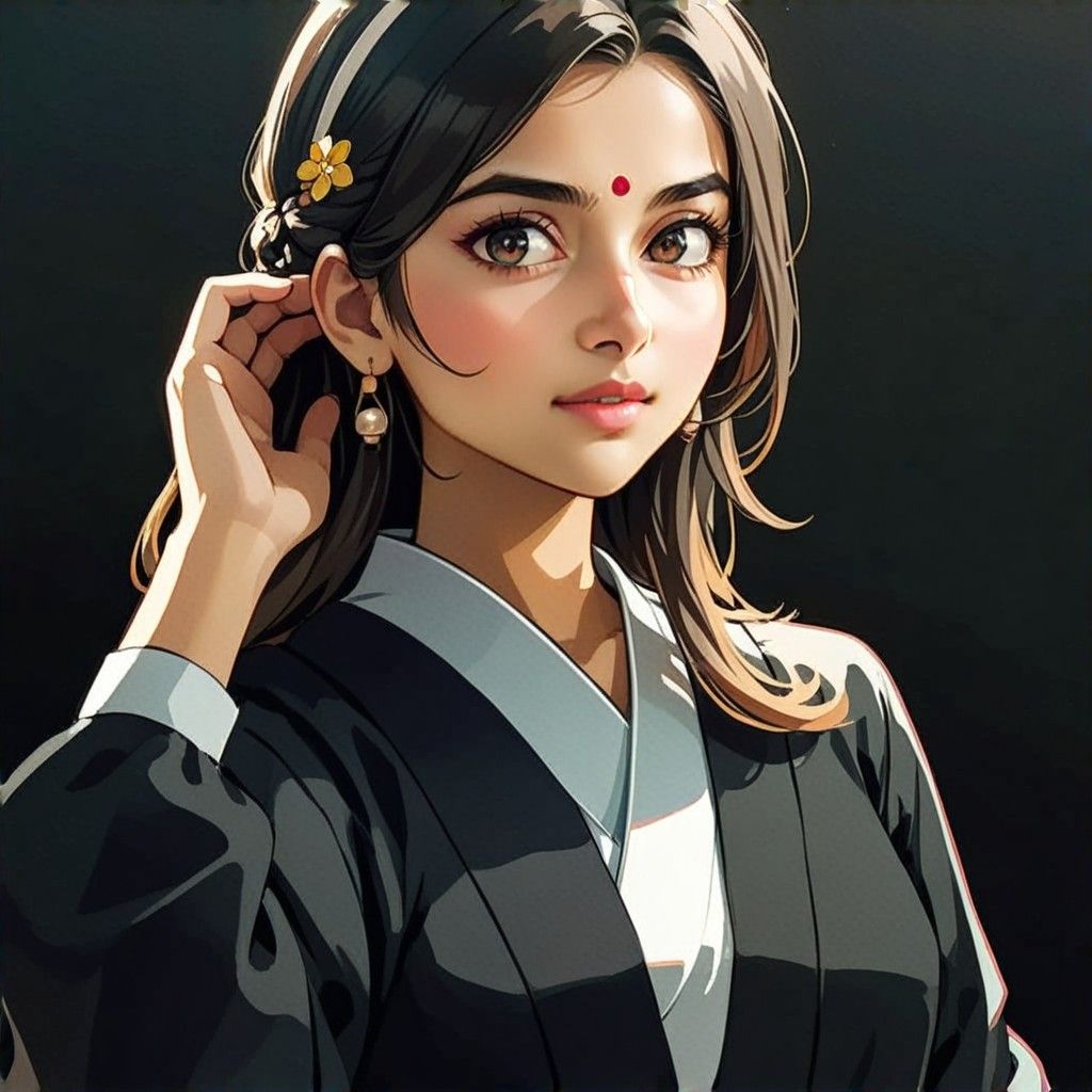 Realistic Painting, Amazing Anime, Flat Drawing, Artium, Serene