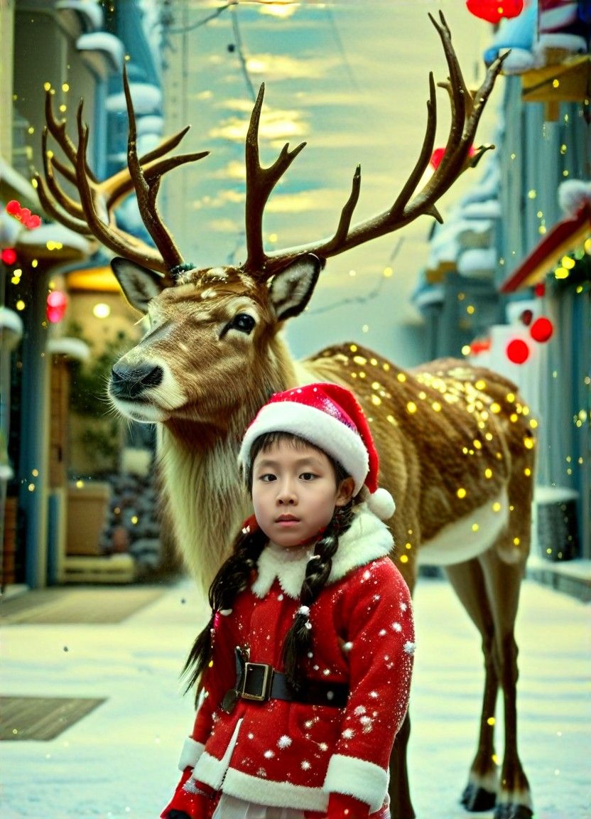 Christmas Style Converter Realistic Photographs A Art