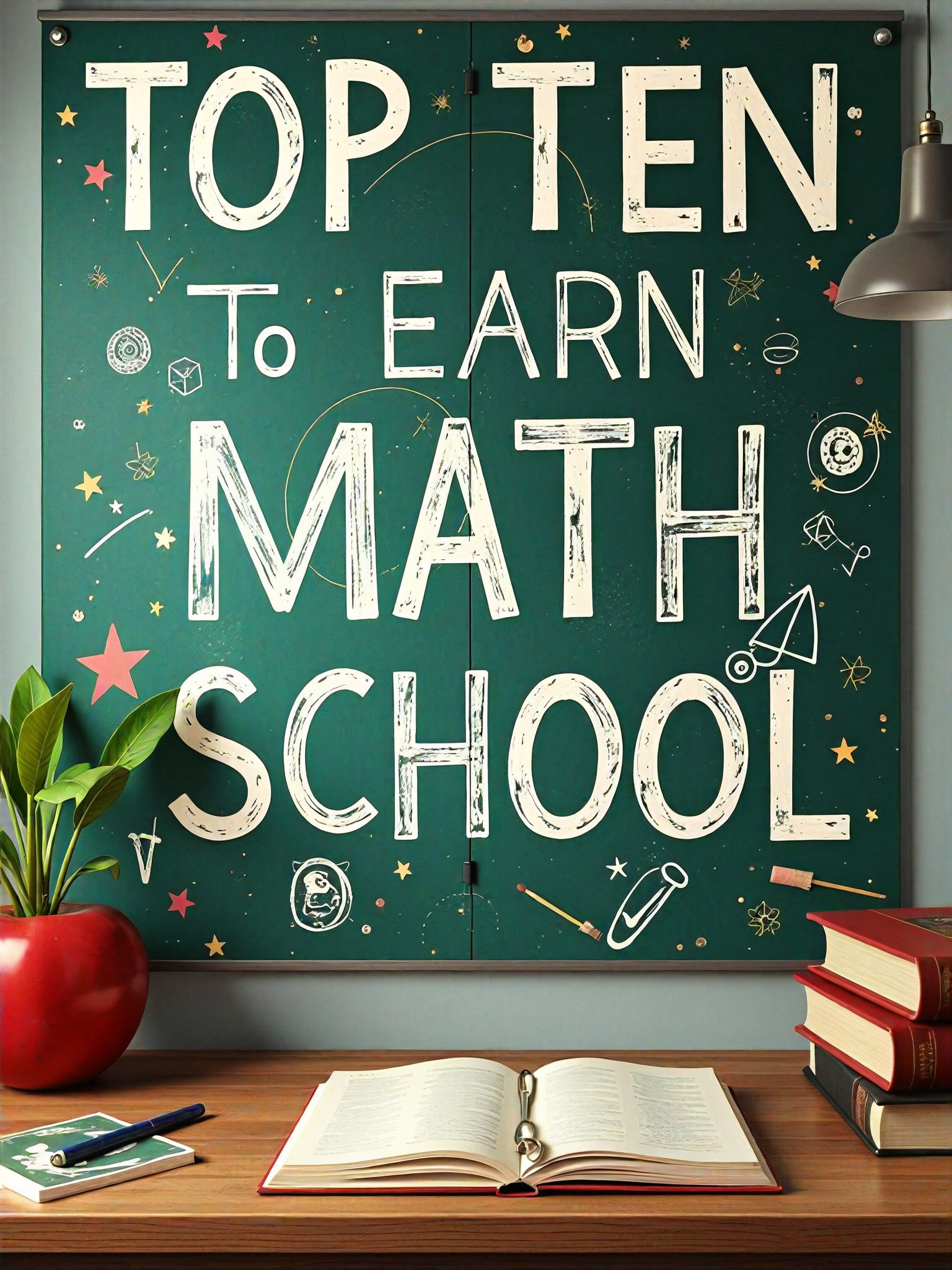 Top Ten Reasons To Learn Math - Poster Generator | a1.art