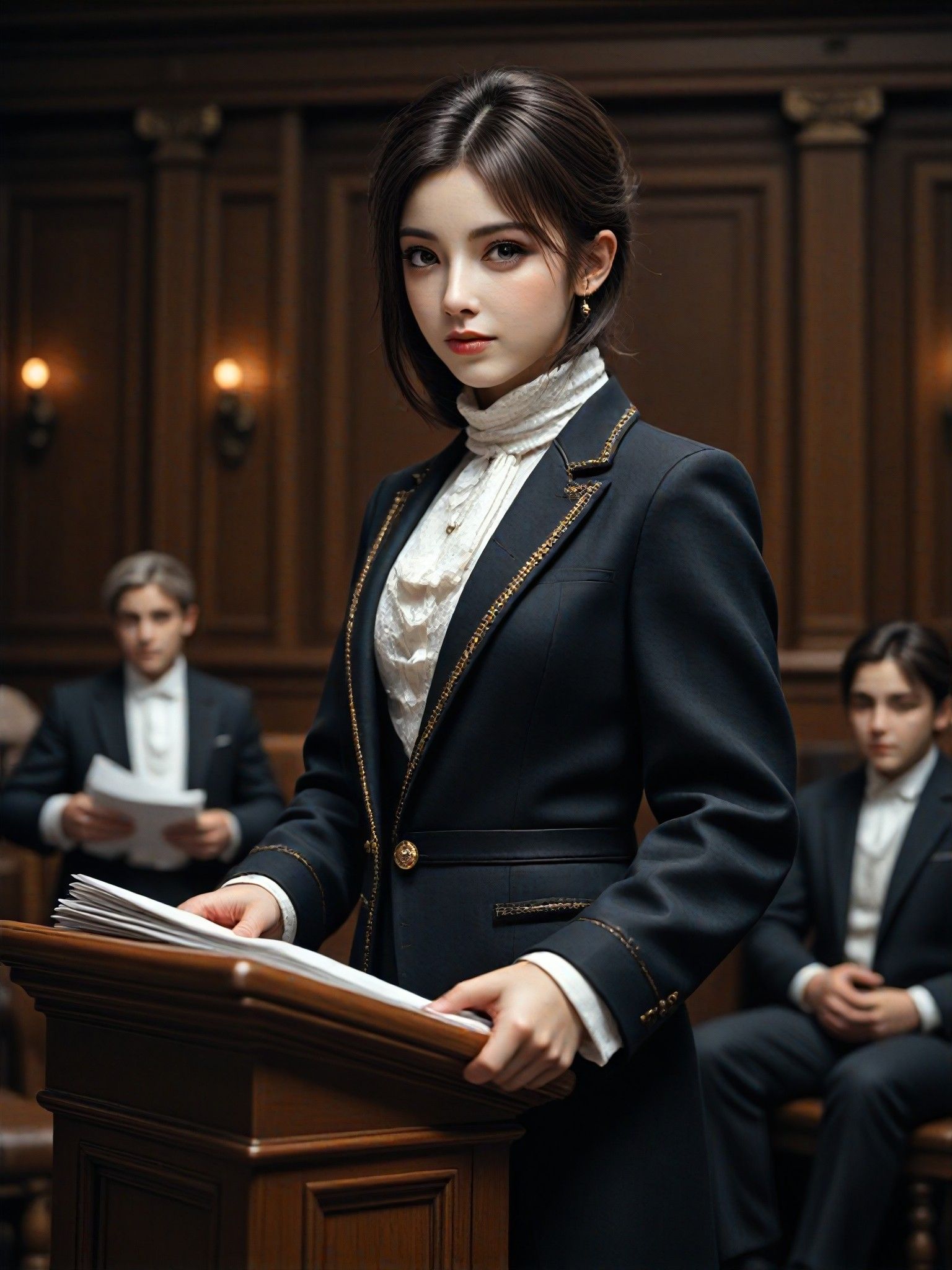Christmas Magic, Courtroom Sketch