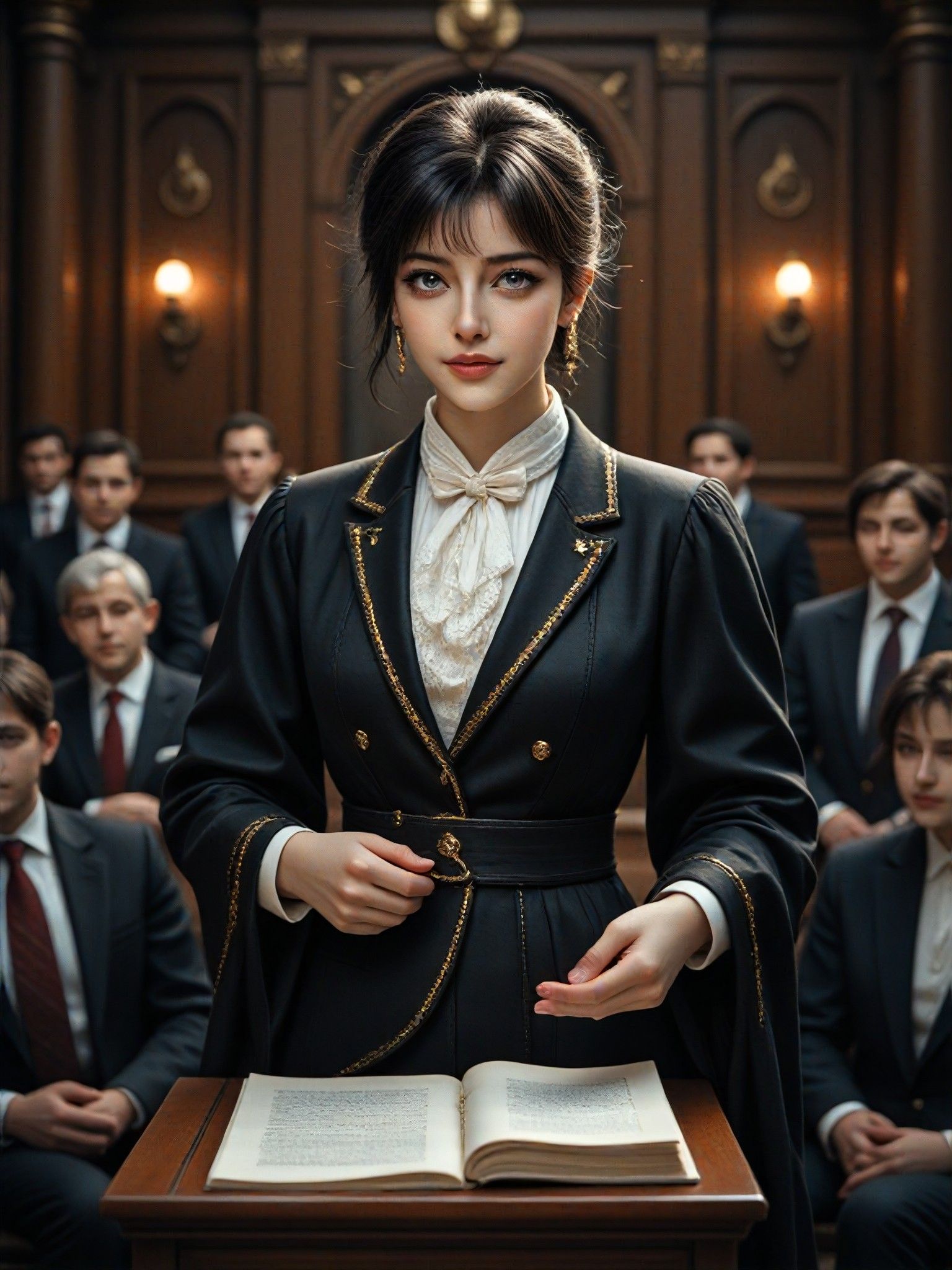Christmas Magic, Courtroom Sketch
