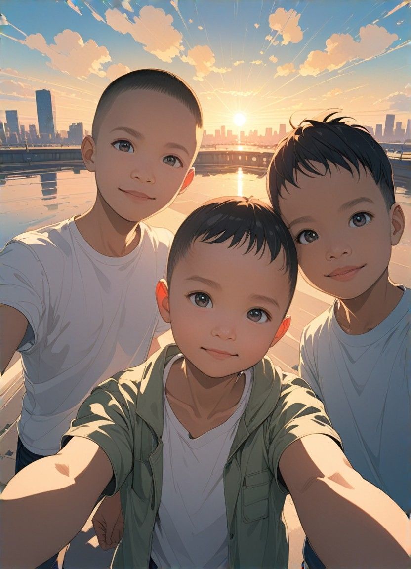 Amazing Anime, Cute Style, Artium, Monet Pastel, Clay Animation, film photography, Cyber Realism