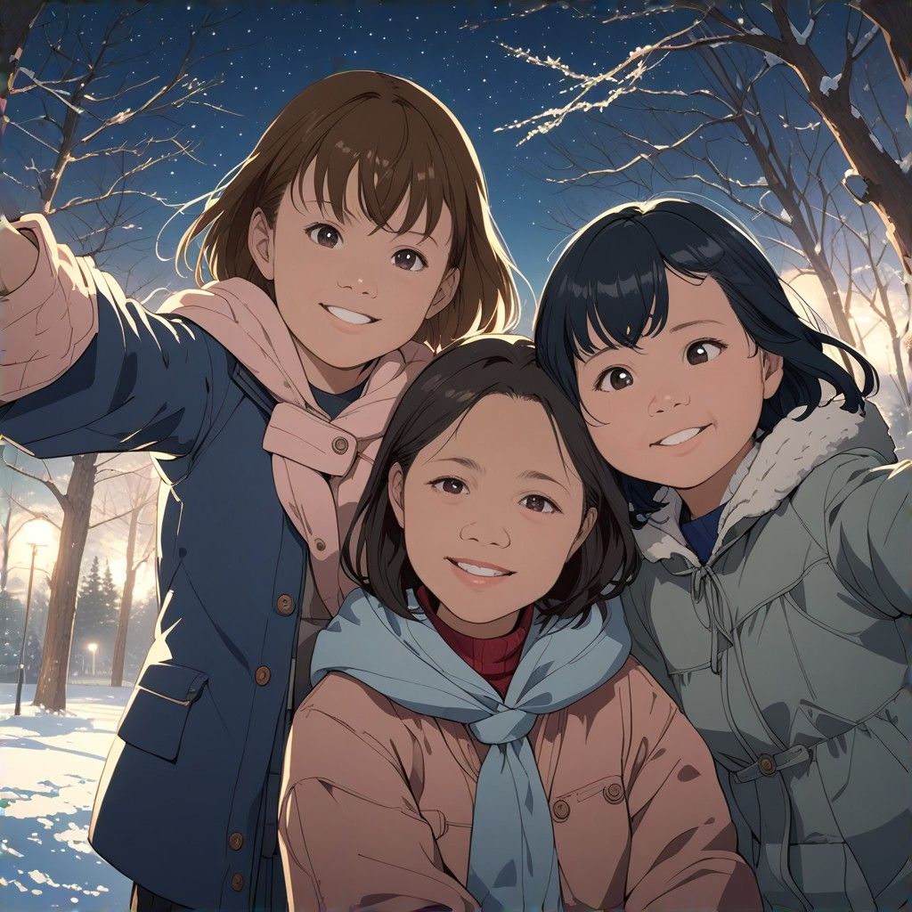 Amazing Anime, Cute Style, Artium, Monet Pastel, Clay Animation, film photography, Cyber Realism
