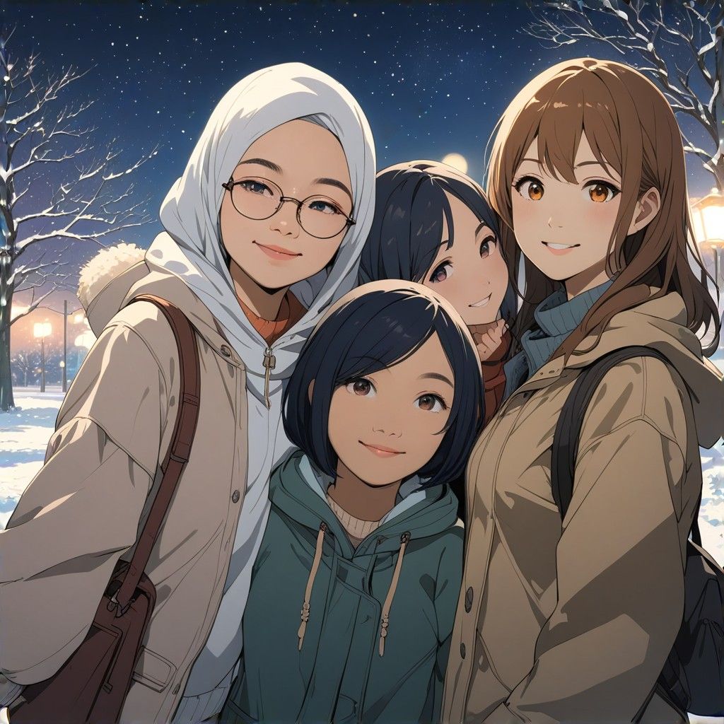 Amazing Anime, Cute Style, Artium, Monet Pastel, Clay Animation, film photography, Cyber Realism