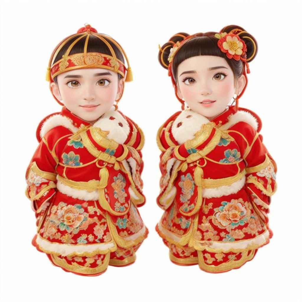 3D texture, HD detailed CG, Cute Universal Model