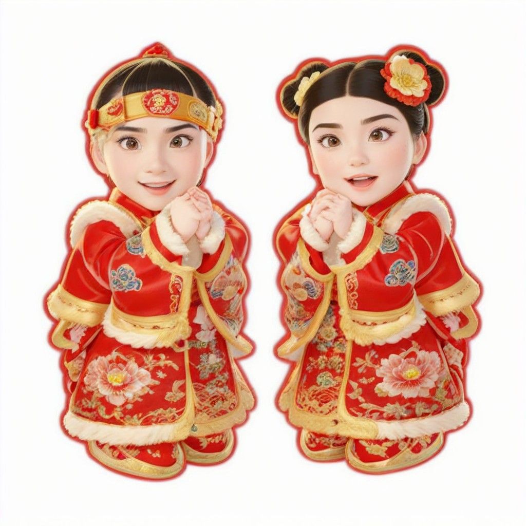 3D texture, HD detailed CG, Cute Universal Model