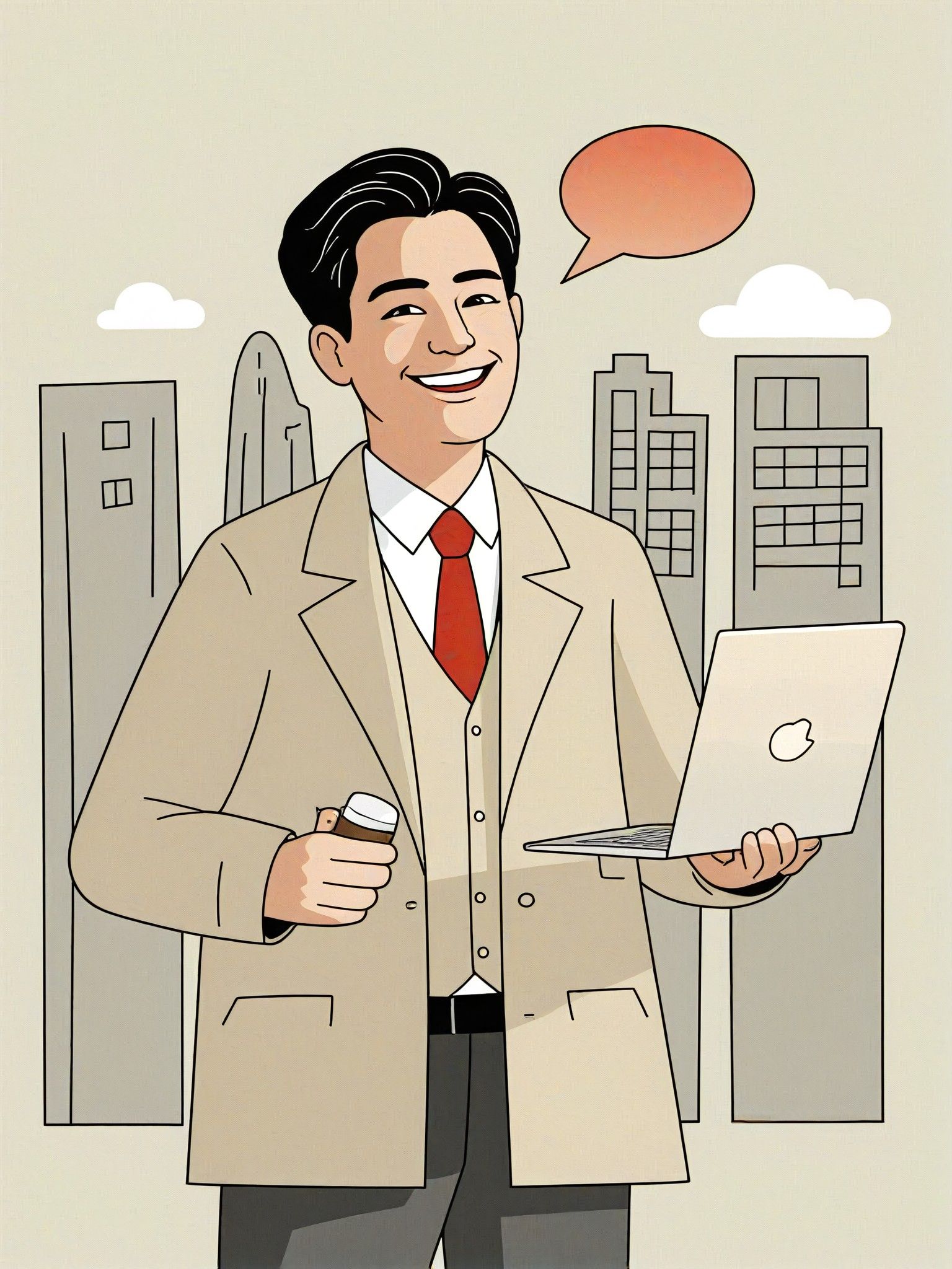 Dreamland, Storybook, Fashionista Style, Simple line flat character, Line Art Manga, Story illustration