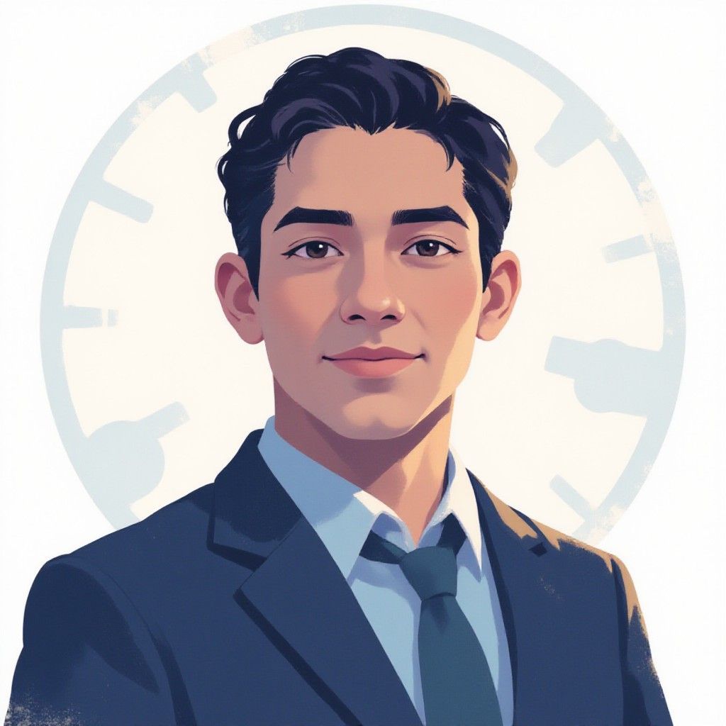 Minimalist Flat Color Illustration