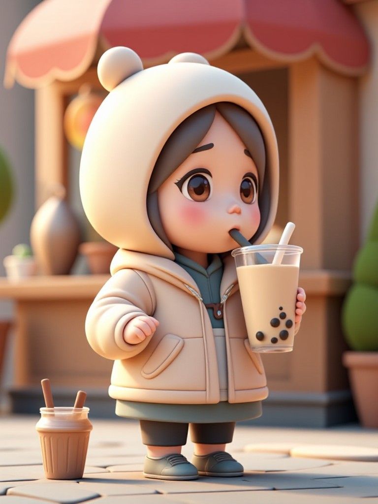 Chibi Chronicles, C4D Candy, 3D animated movie, 3D cuteness model