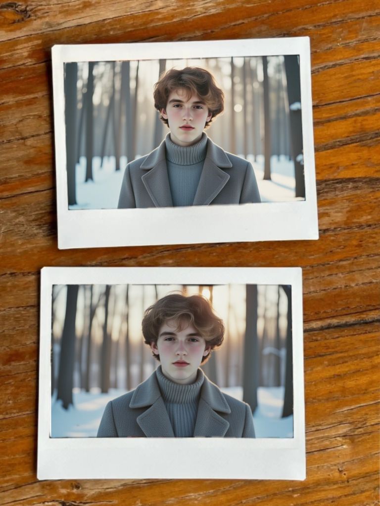 Instant Camera Portrait, Precious times of the past, Instant Camera Portrait 2.0