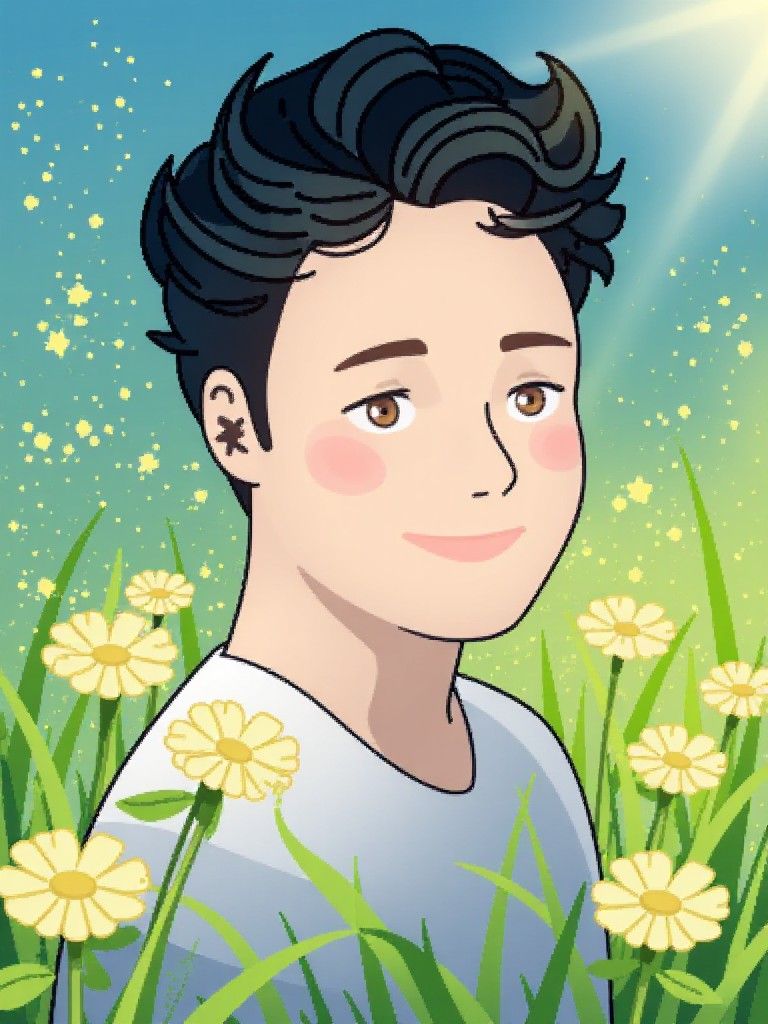 Simple character portrait
