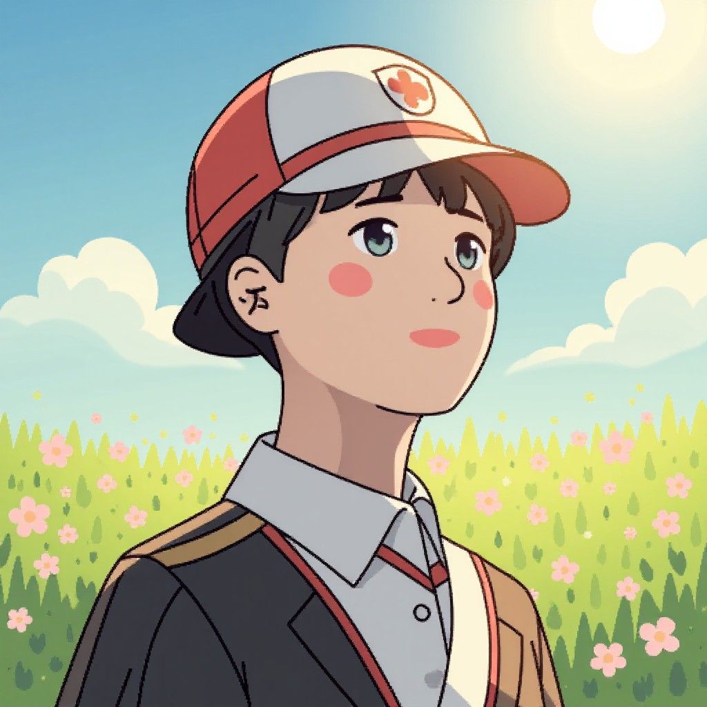 Simple character portrait