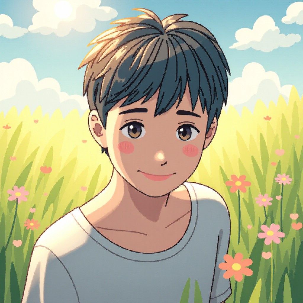 Simple character portrait