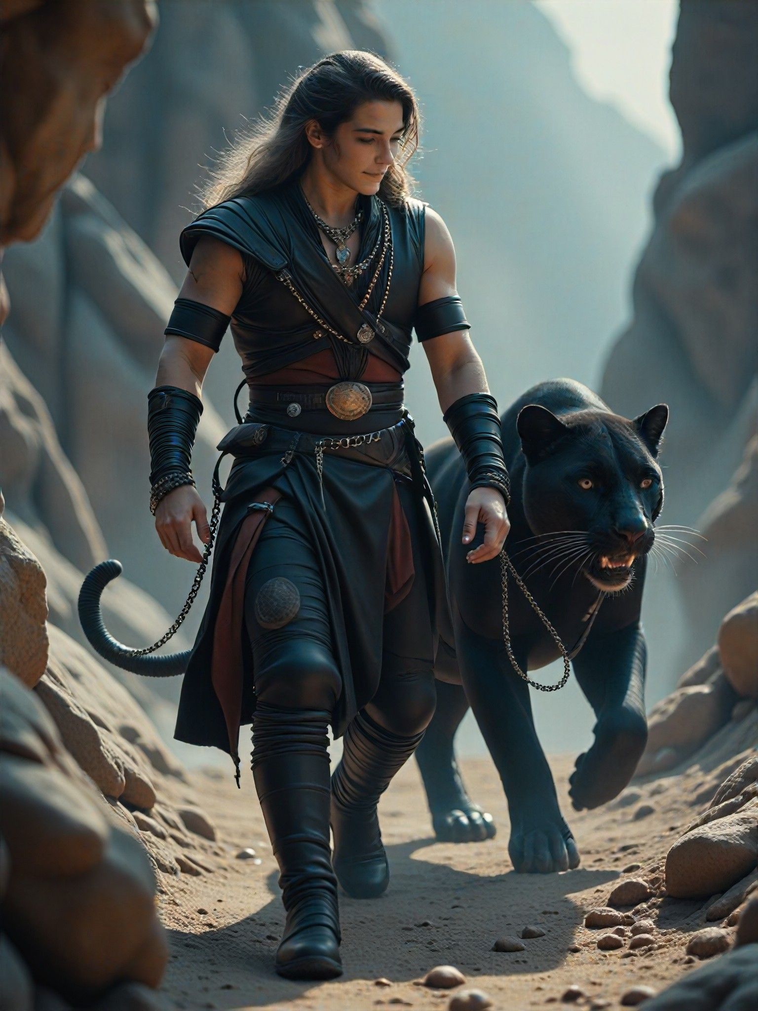 Whisper, The Space Marines, Movie Portrait, Furry Enhancer, Fantasy world, Semi-realistic Portrait