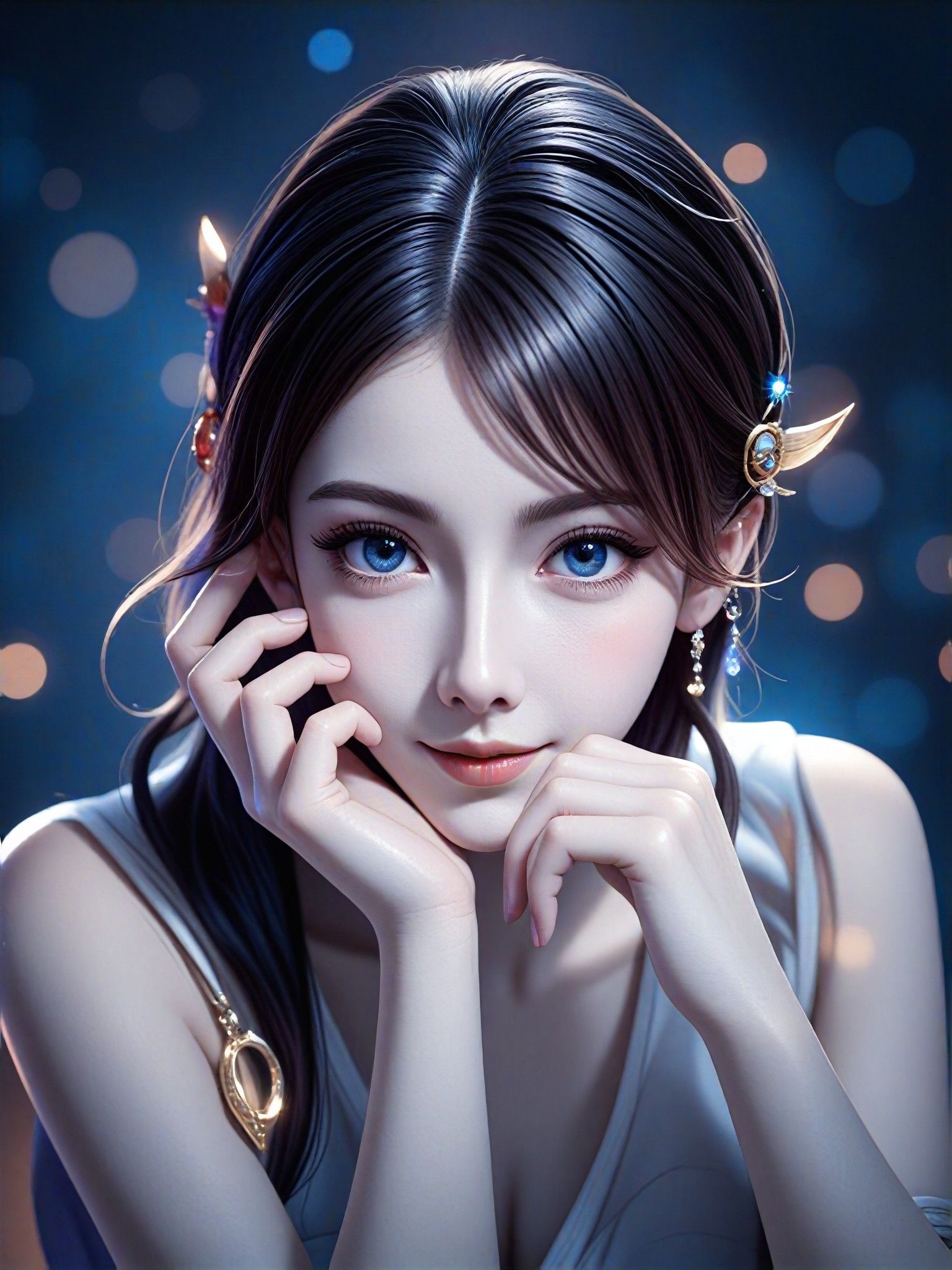 Sexy Aesthetic, Christmas Magic, CG Antiquity Portrait