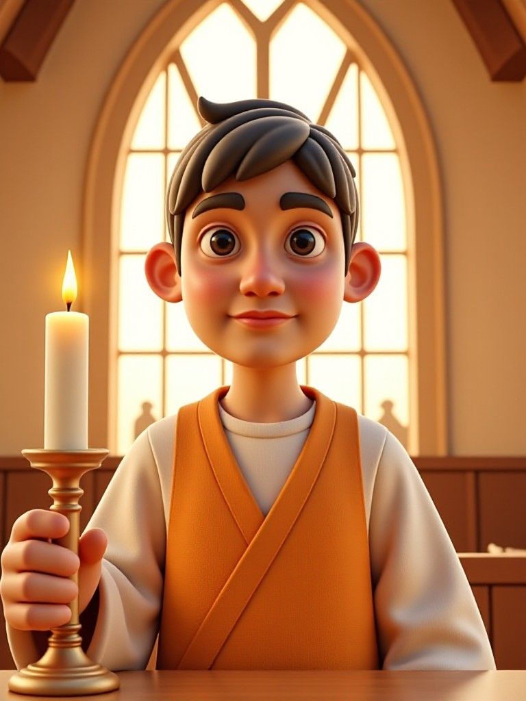 3D cartoon style