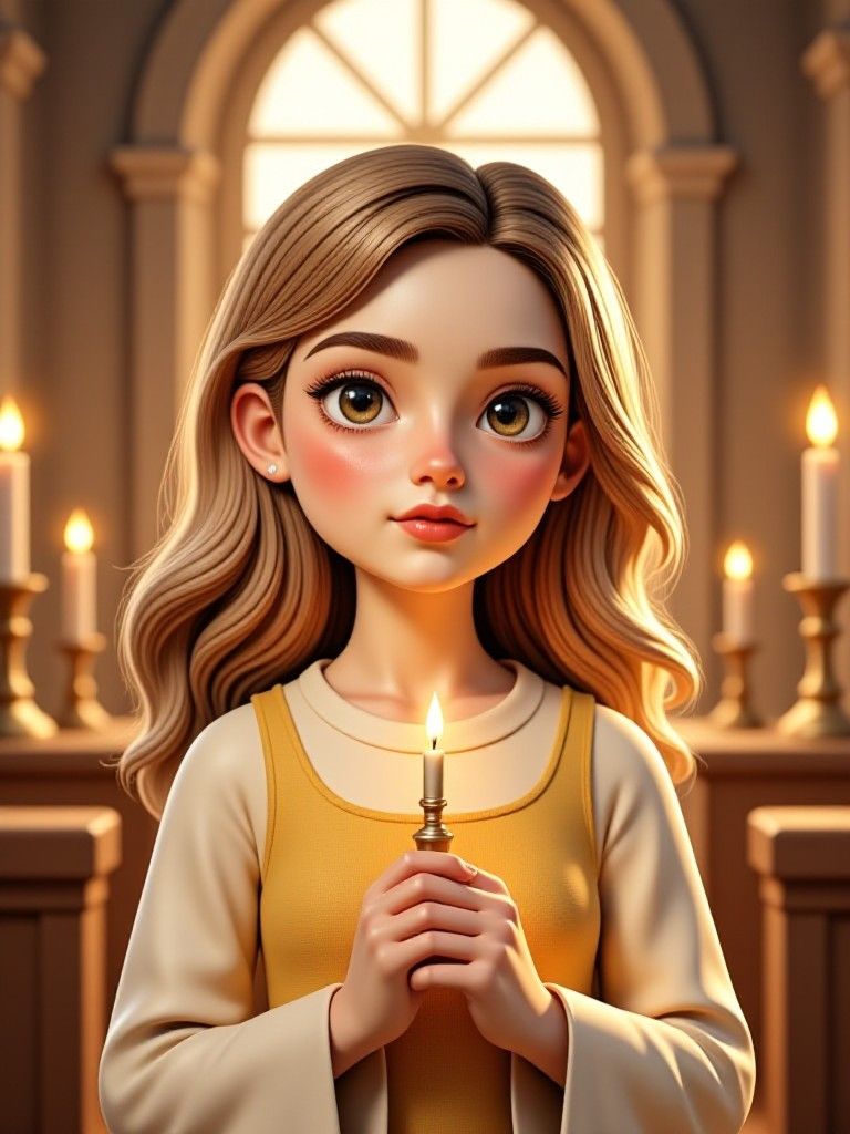 3D cartoon style