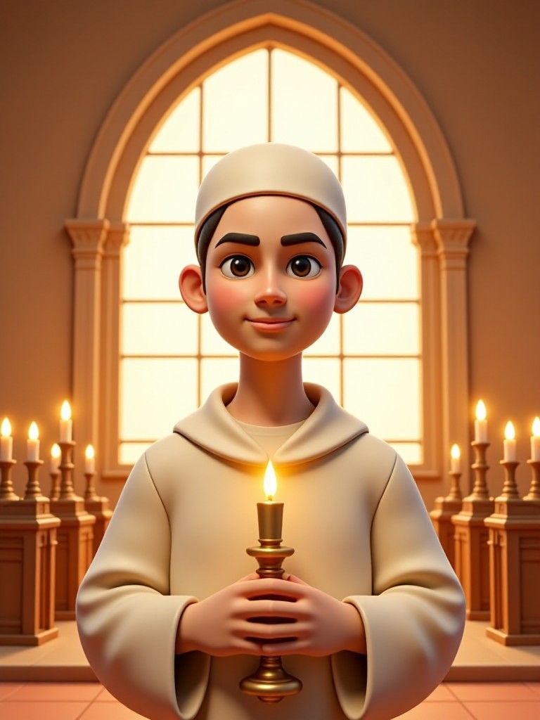 3D cartoon style
