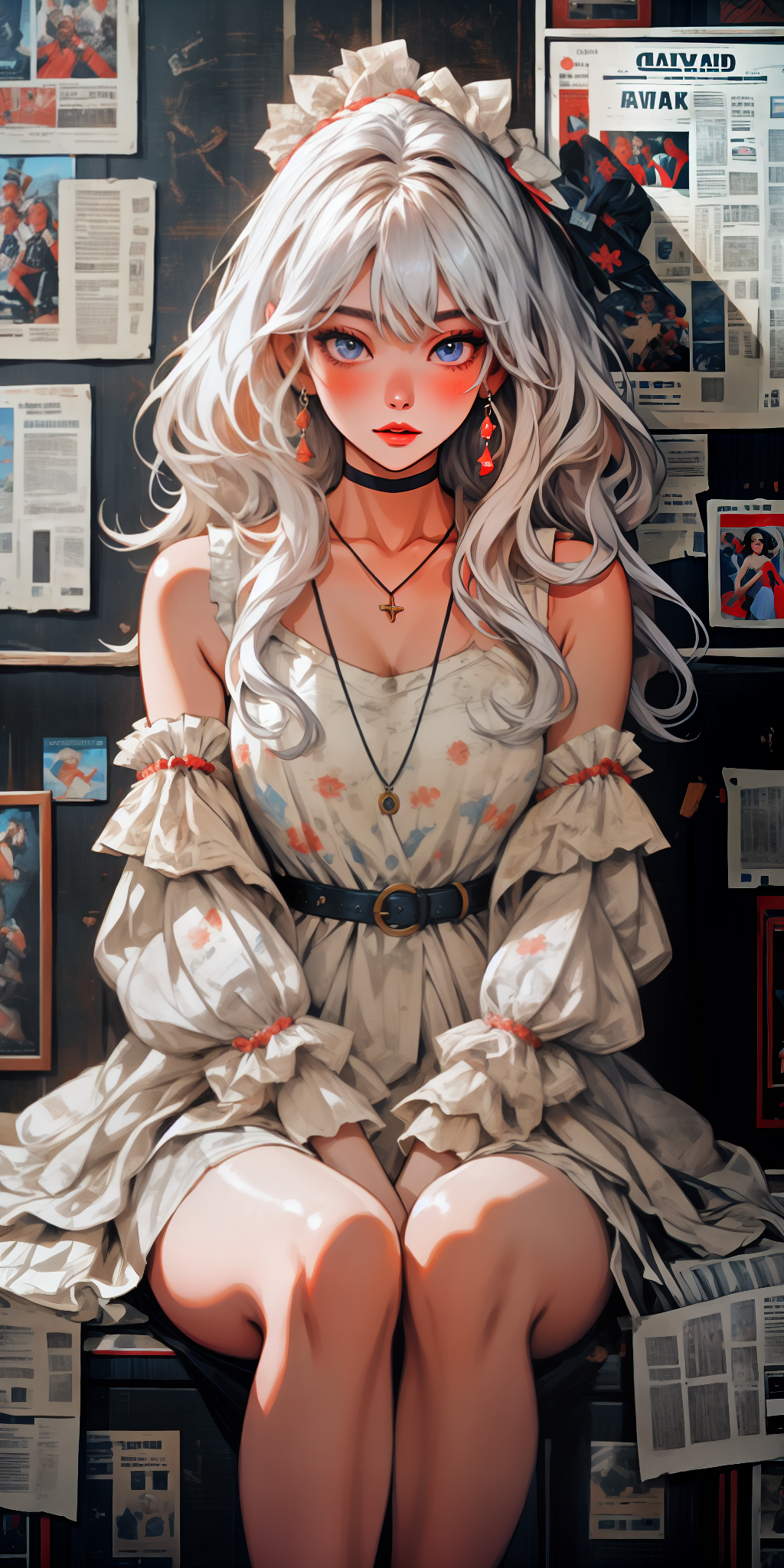 Fashion magazine style portrait