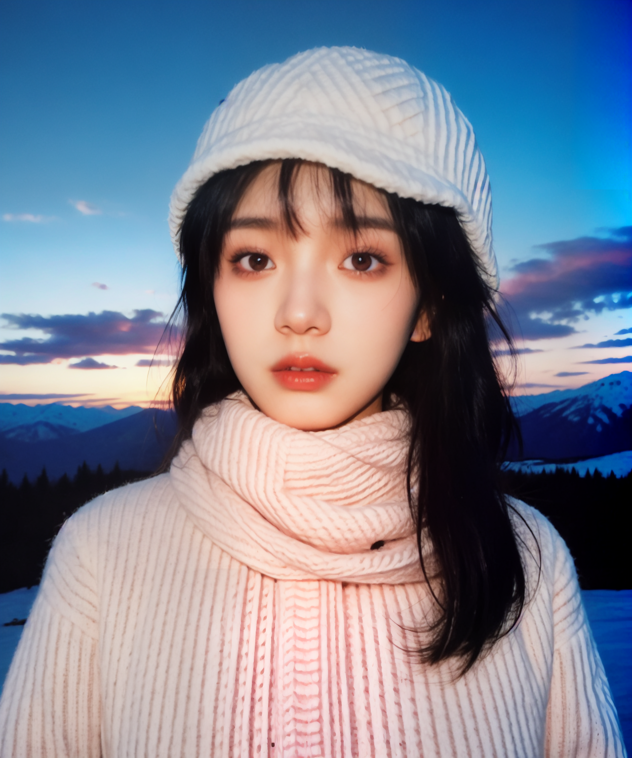 Polaroid photography girl
