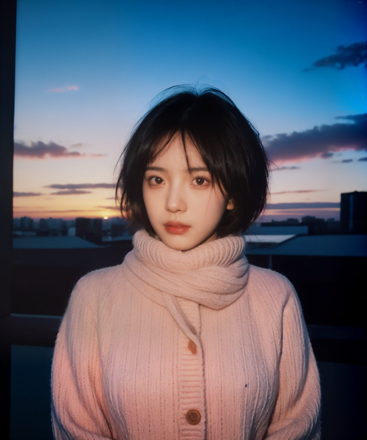 Polaroid photography girl
