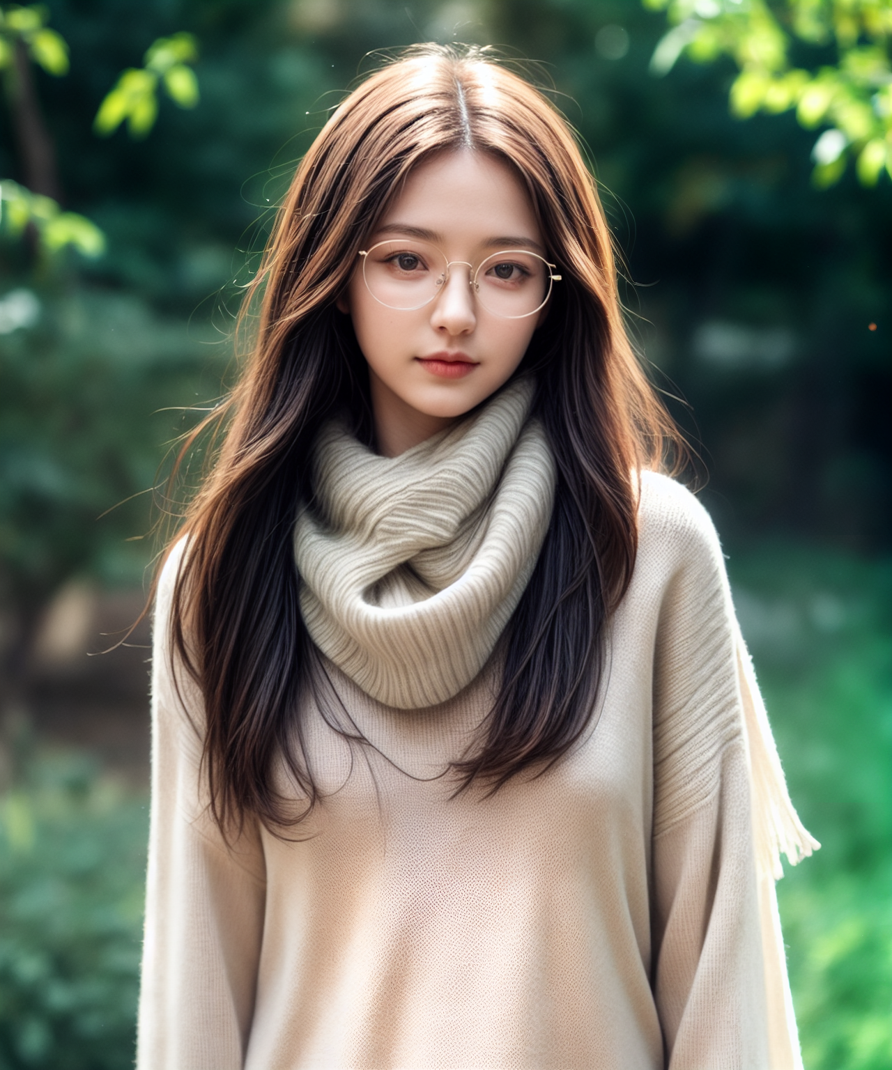 Female realistic photography