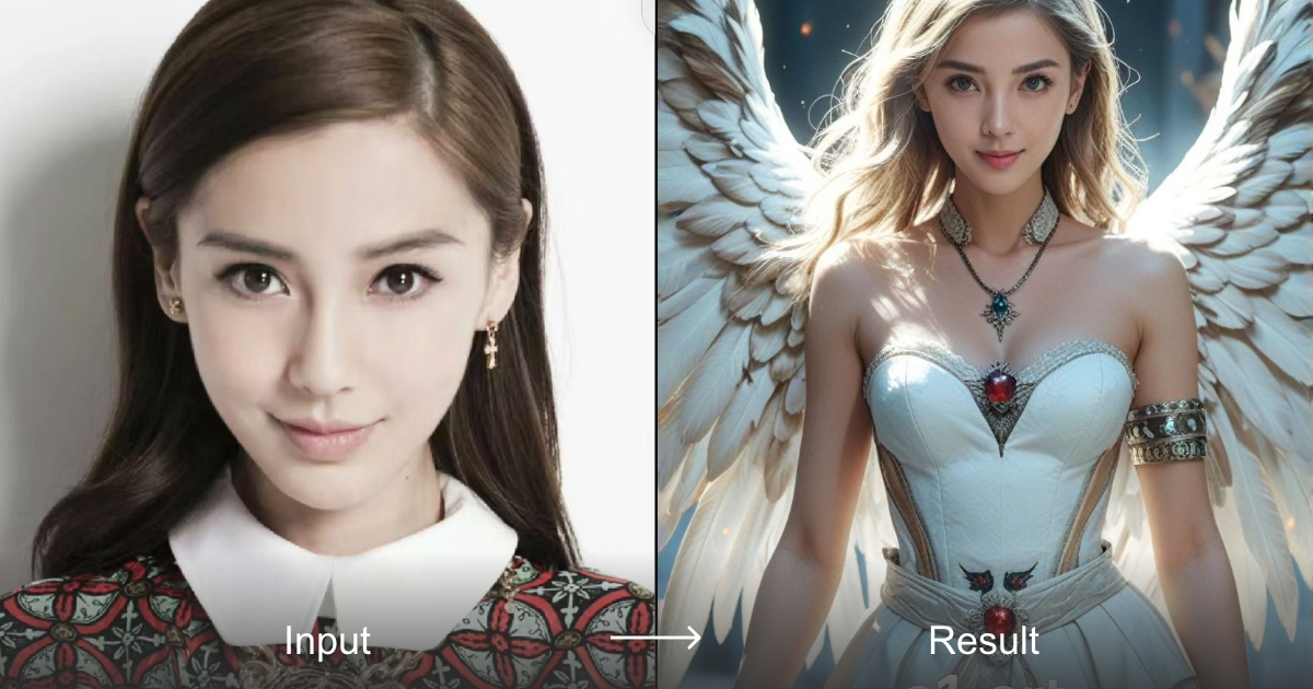 Transform Modern Photos into Fantasy Angel Art Instantly | a1.art