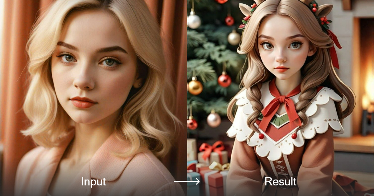 Transform Your Look with Festive Animated Styles on a1.art | a1.art