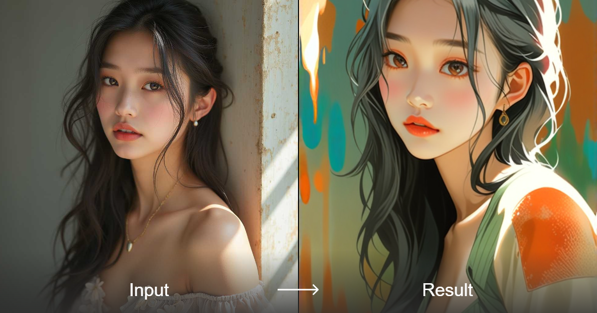 Colorful Girl animate style | a1.art