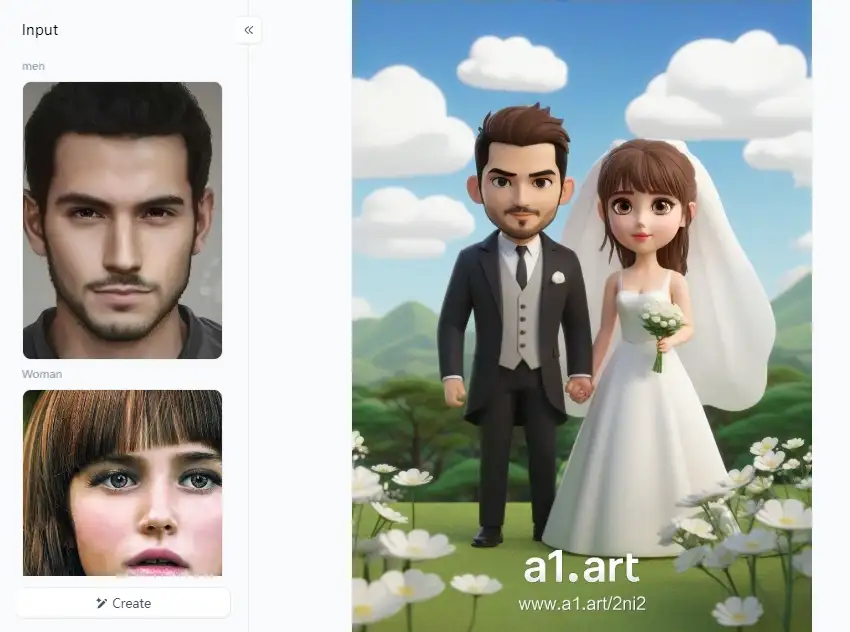app from a1.art which is called wedding doll