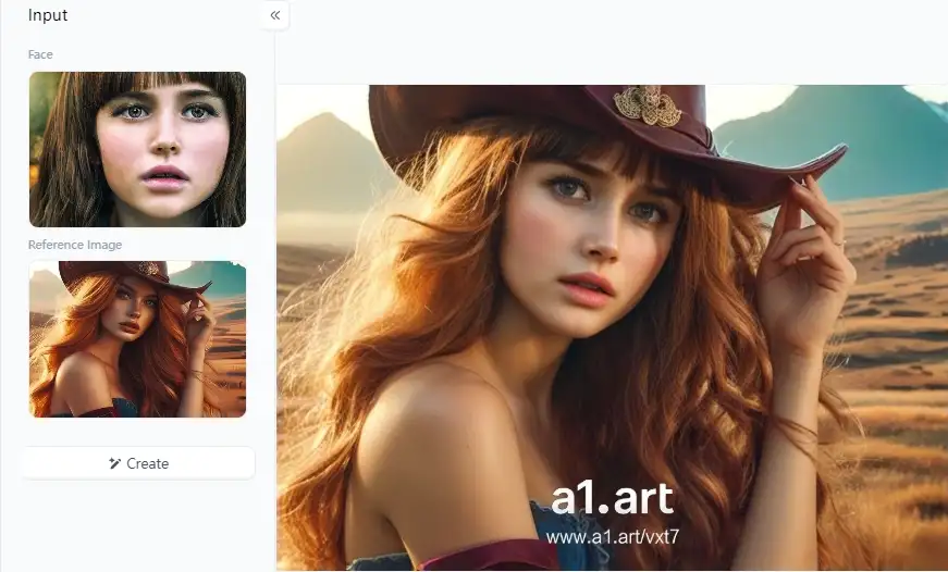 app from a1.art which is called face changing