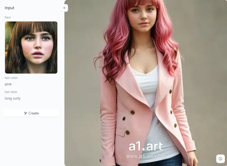 app from a1.art which is called hairstyle design