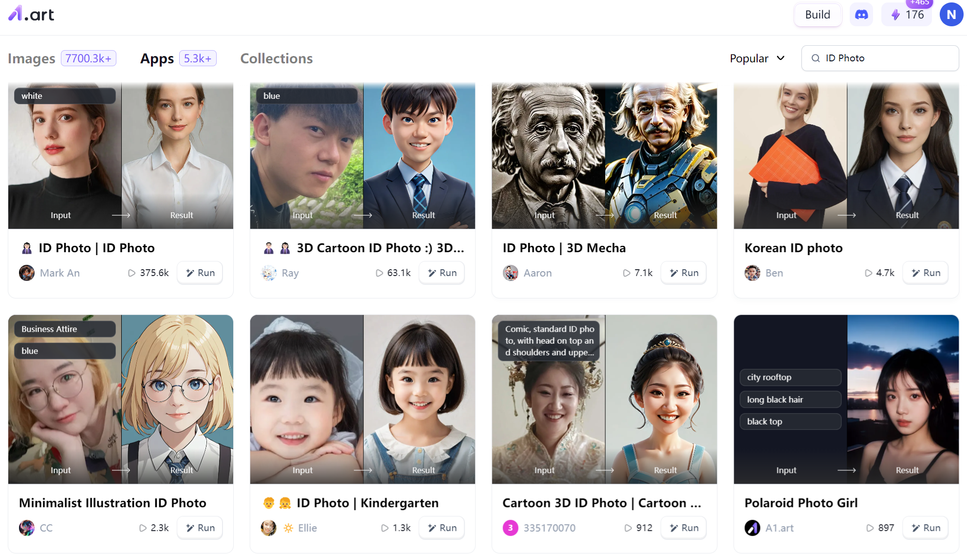 ai id photo apps in a1.art