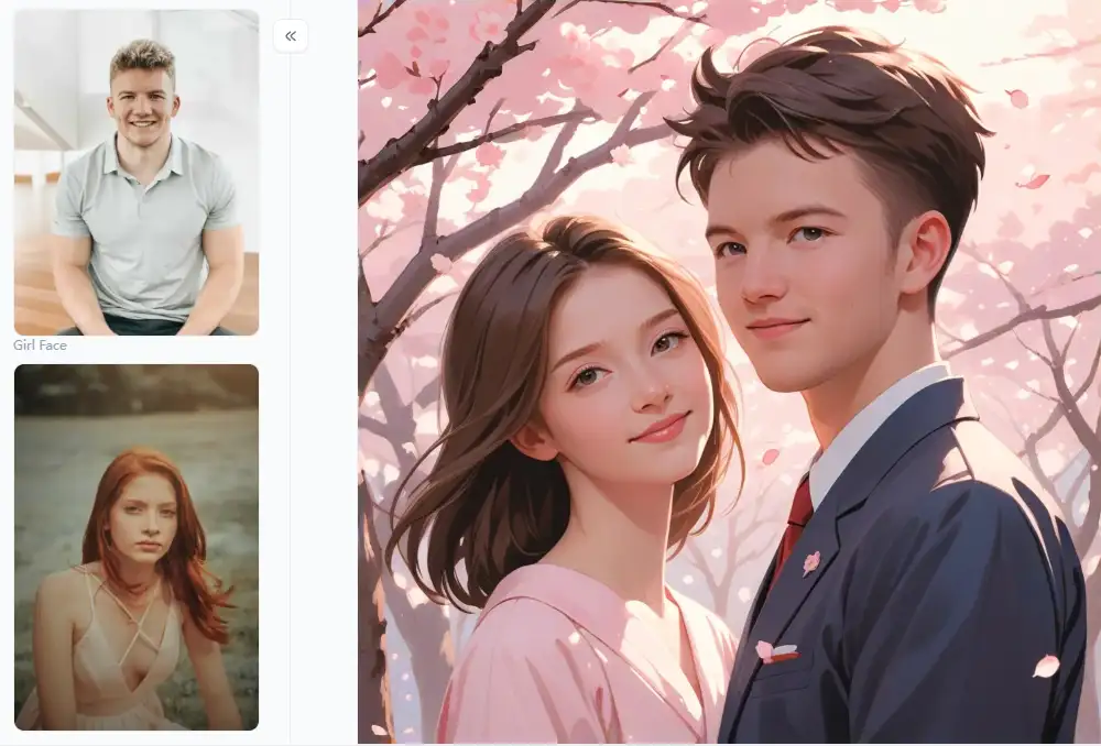 filter from a1.art which is called cherry blossom love