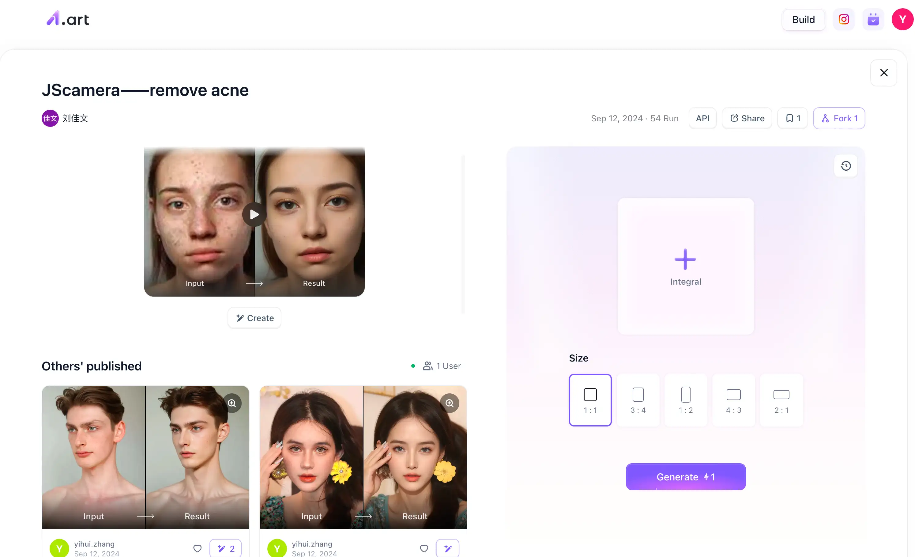 app from a1.art which is called personal cg image