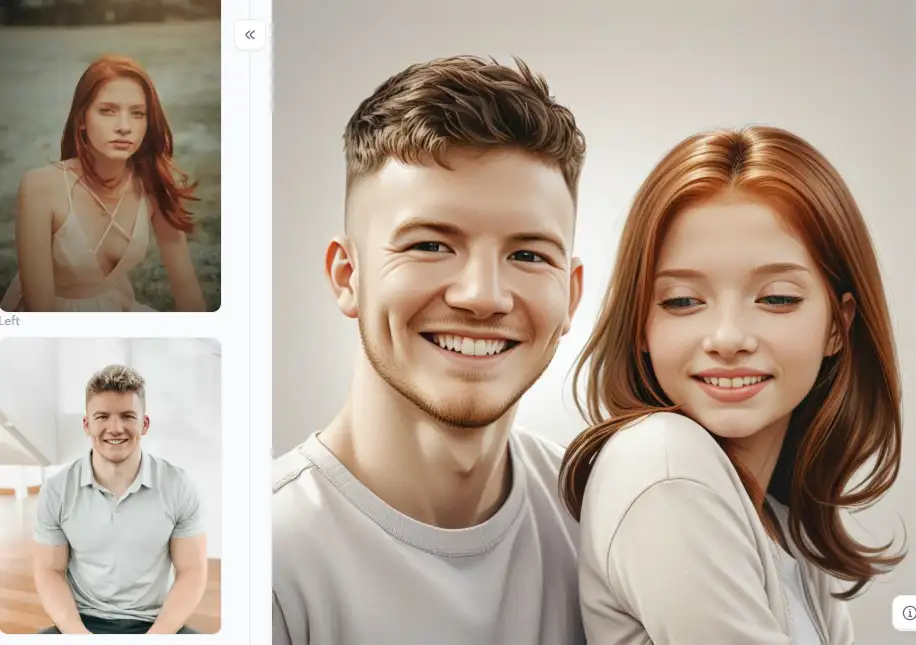 filter from a1.art which is called realistic group photo