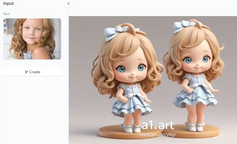 app from a1.art which is called customize your cute 3d image