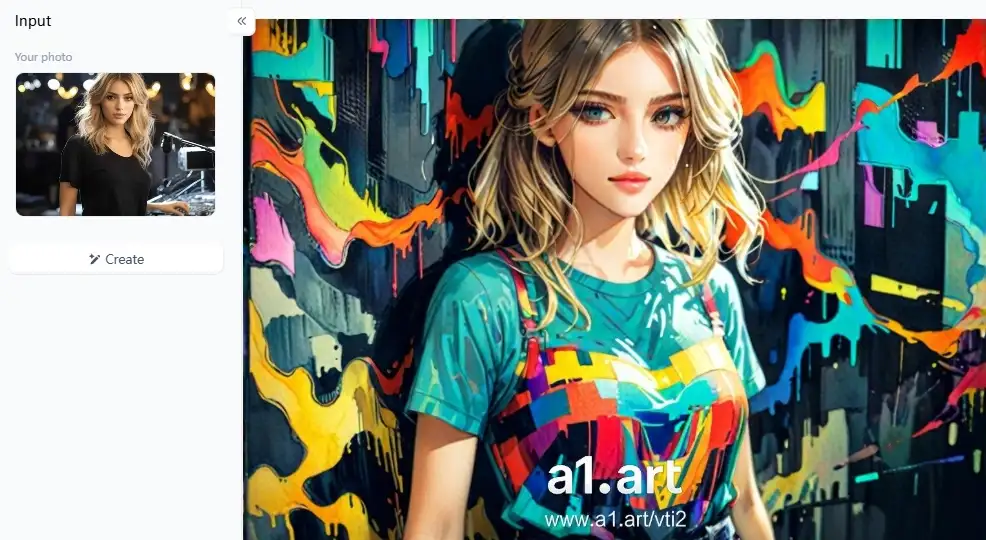 app from a1.art which is called image to image